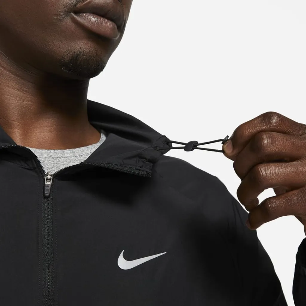 Coats And Jackets*Nike Mens Miler Repel Running Jacket in Black
