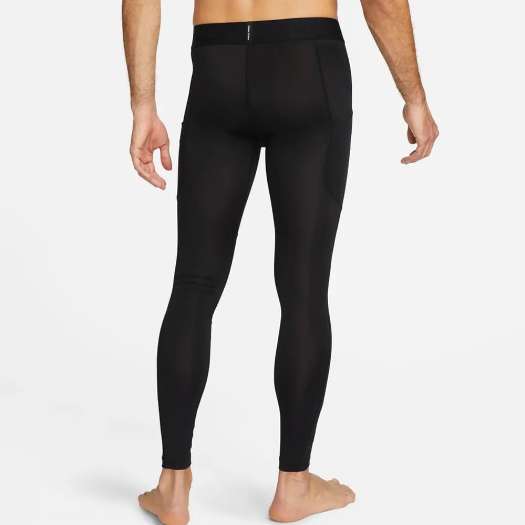 Fitness And Gym Pants*Nike Mens Pro Dri Fit Fitness Tights in Black