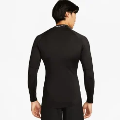 Fitness And Gymwear*Nike Mens Pro Long Sleeve Top in Black