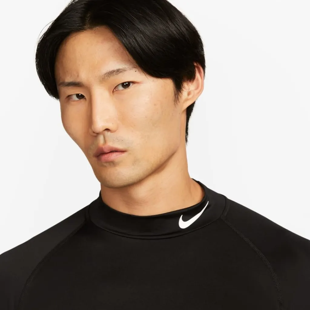 Fitness And Gymwear*Nike Mens Pro Long Sleeve Top in Black