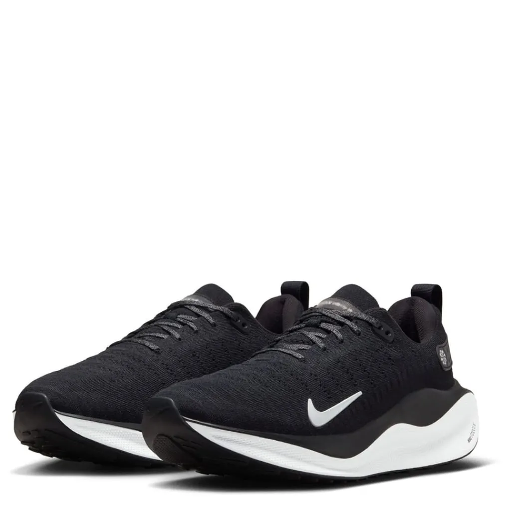 Fitness And Gym Footwear|Running Shoes*Nike Mens React Infinity Run Flyknit 4 Road Running Shoes in Black