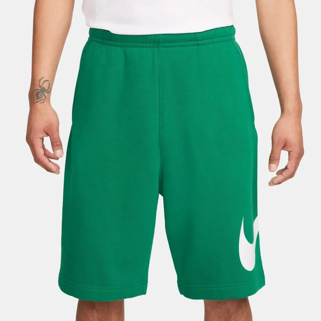 Shorts*Nike Mens Sportswear Club Graphic Shorts in Green