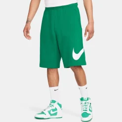 Shorts*Nike Mens Sportswear Club Graphic Shorts in Green