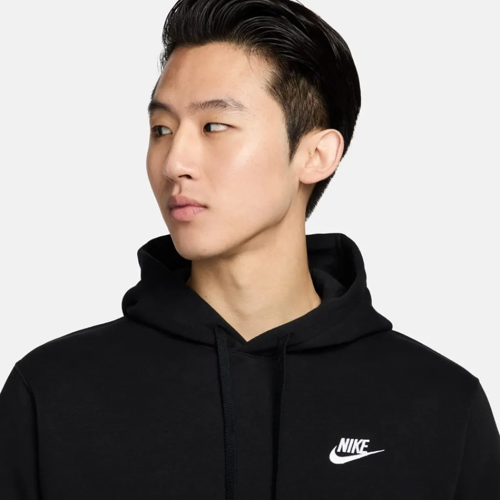Sweatshirts|Hoodies*Nike Mens Sportswear Club Fleece Pullover Hoodie in Black