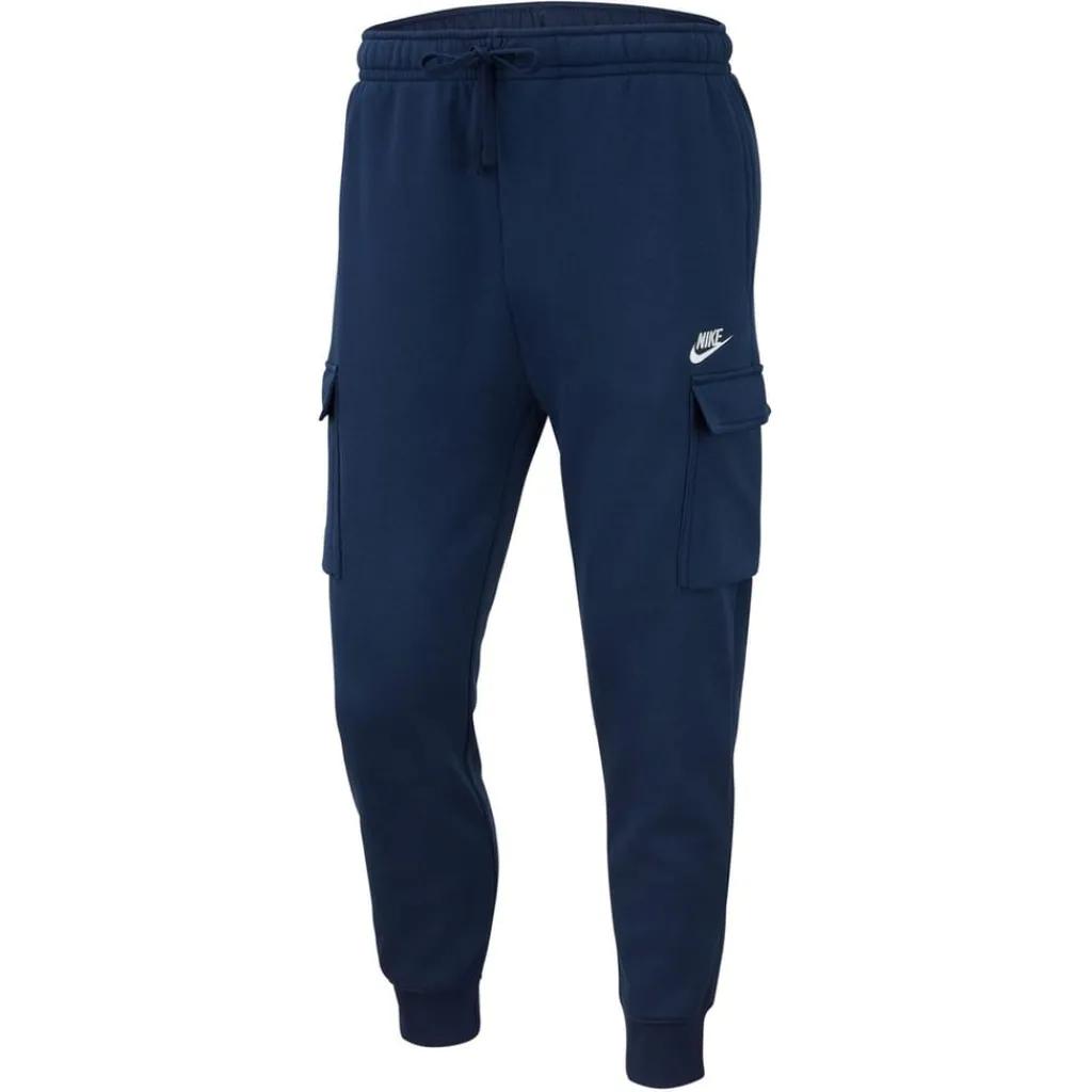 Trousers*Nike Mens Sportswear Club Fleece Cargo Pants in Blue