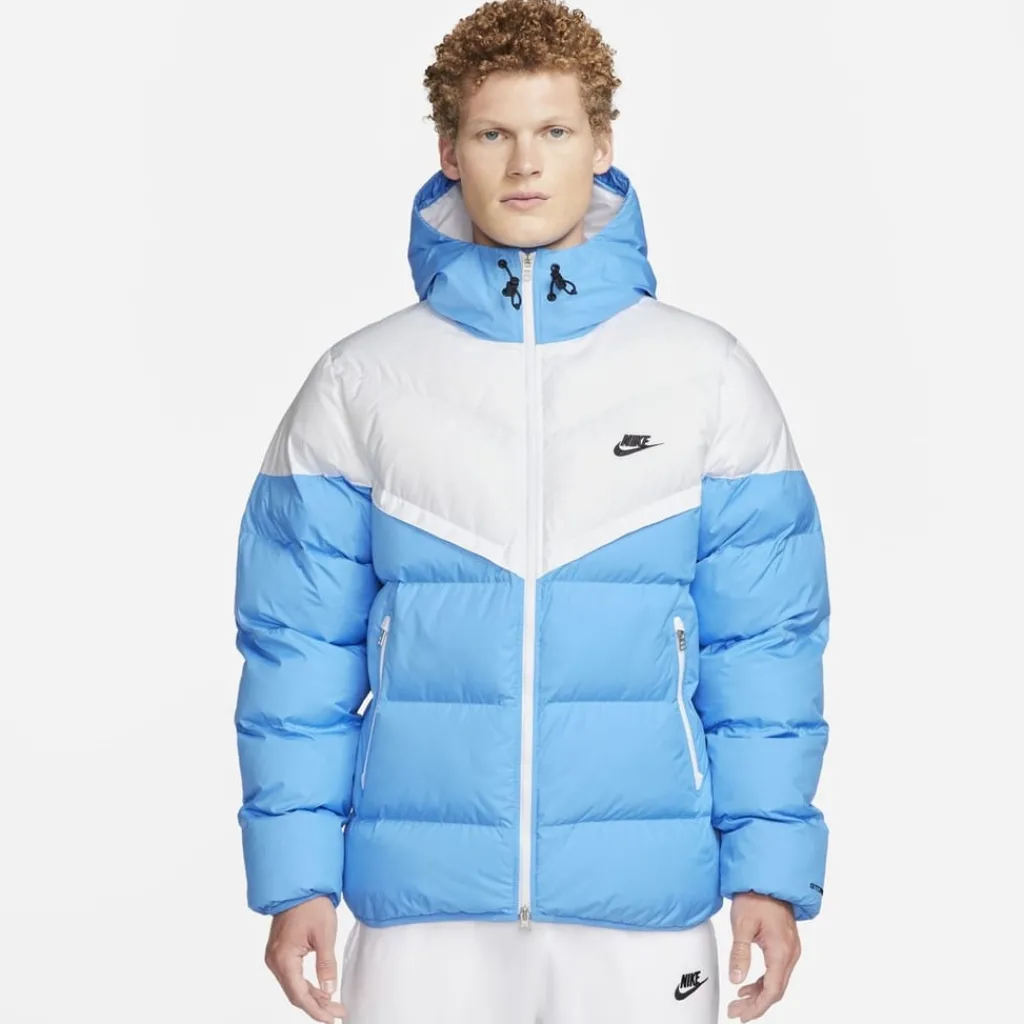 Coats And Jackets*Nike Mens Storm Fit Windrunner Primaloft Hooded Puffer in White