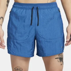 Fitness And Gym Shorts*Nike Mens Stride Running Division Dri Fit 5 Brief Lined Running Shorts in Blue
