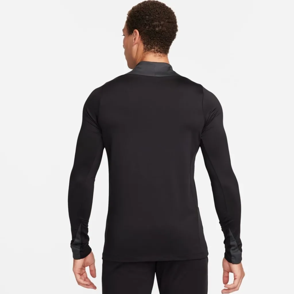 Fitness And Gym Tops|Fitness And Gymwear*Nike Mens Strike Dri Fit 1 2 Zip Global Football Top in Black