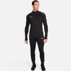 Fitness And Gym Tops|Fitness And Gymwear*Nike Mens Strike Dri Fit 1 2 Zip Global Football Top in Black
