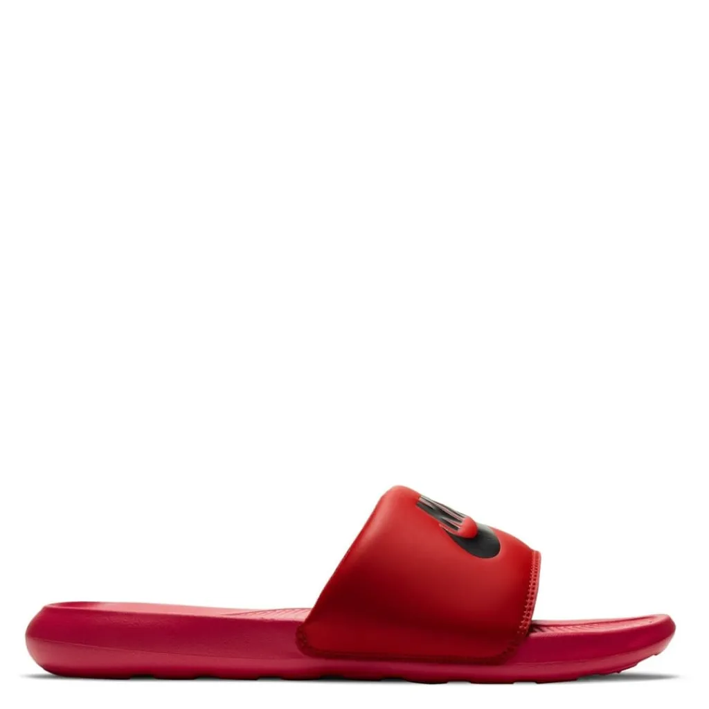 Slippers*Nike Mens Victori One Slide in Red