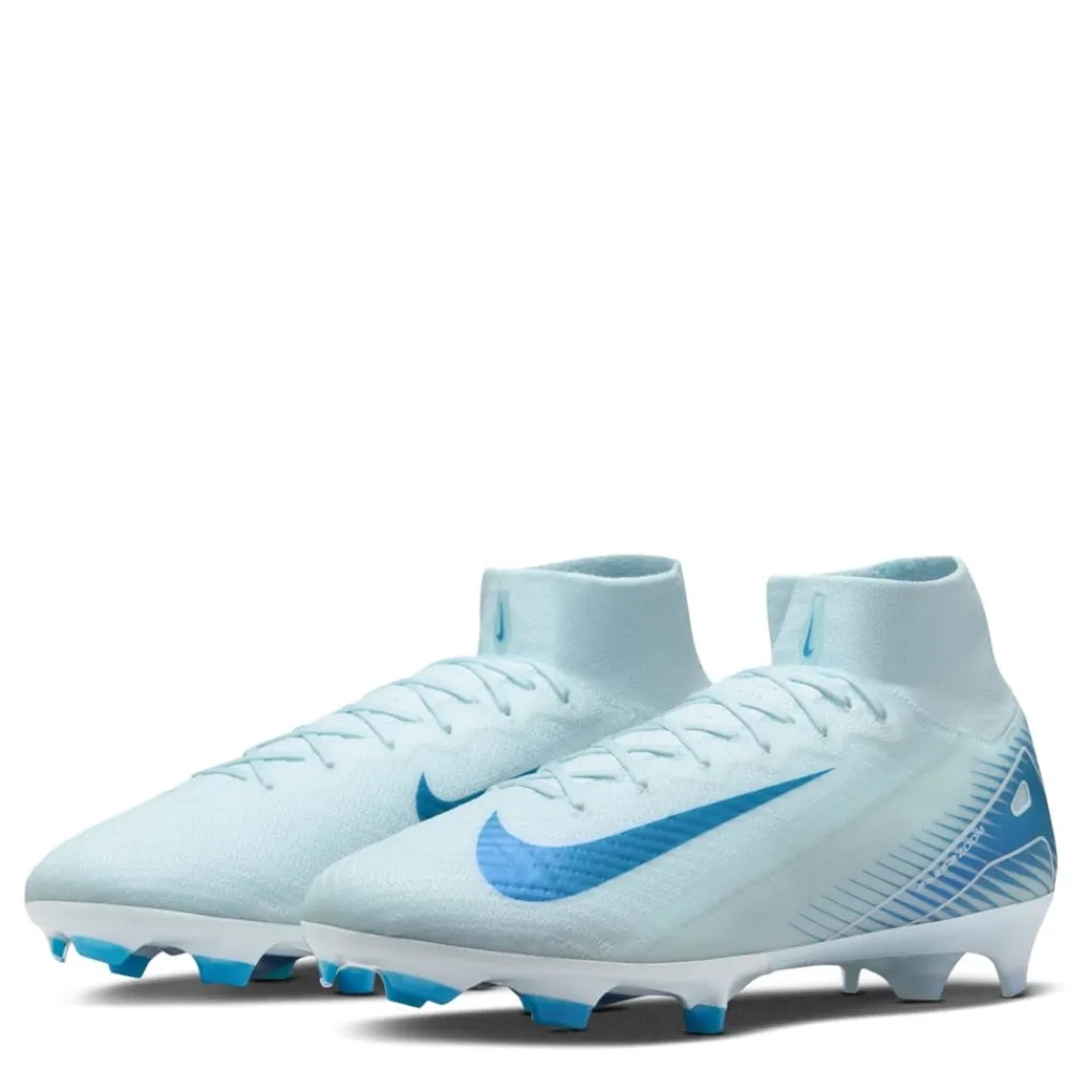 Footwear|Football Boots*Nike Mercurial Superfly 10 Elite Firm Ground Football Boots in Blue