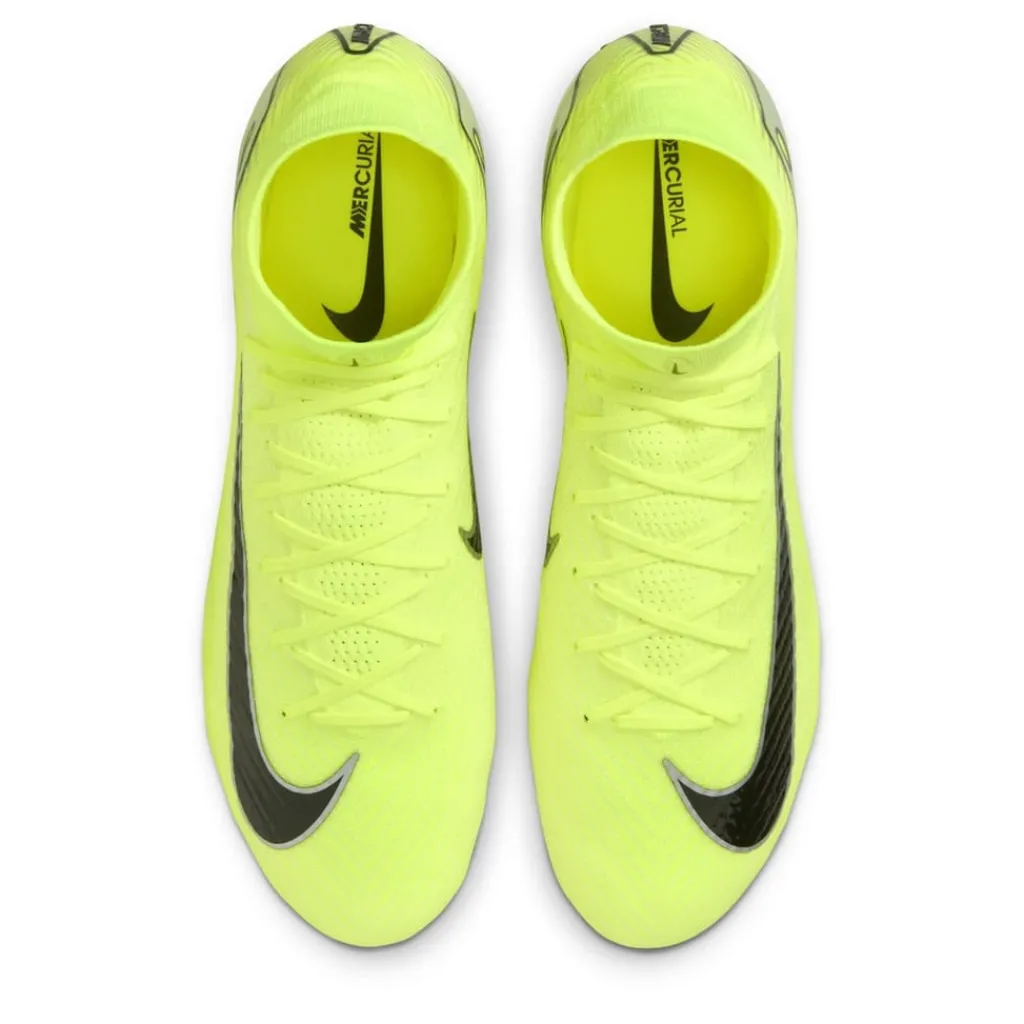 Football Boots*Nike Mercurial Superfly 10 Elite Firm Ground High Top Football Boots in Green