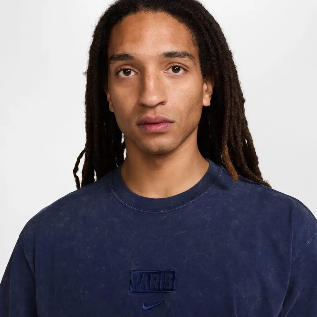 Football And Rugby Clothing*Nike Paris Saint Germain Essentials T-Shirt Adults in Blue