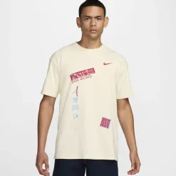 Football And Rugby Clothing*Nike Paris Saint Germain Max90 T-Shirt Adults in Beige