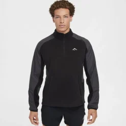 Fitness And Gym Tops|Fitness And Gymwear*Nike Polartec Trl qz in Black