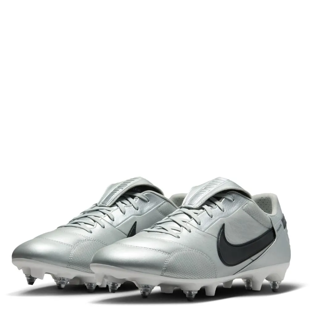 Football Boots*Nike Premier 3 Anti Clog Soft Ground Football Boots in Silver
