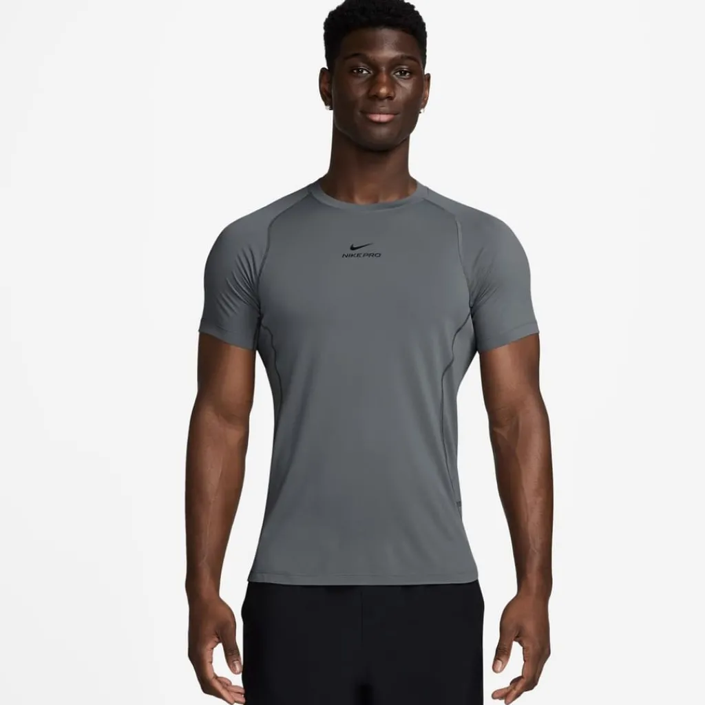 Fitness And Gymwear|Fitness And Gym Tops*Nike Pro Ss Top in Grey