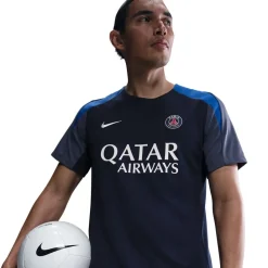 Football And Rugby Clothing*Nike Psg Strike T-Shirt 2025 2026 Adults in Blue