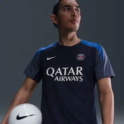 Football And Rugby Clothing*Nike Psg Strike T-Shirt 2025 2026 Adults in Blue