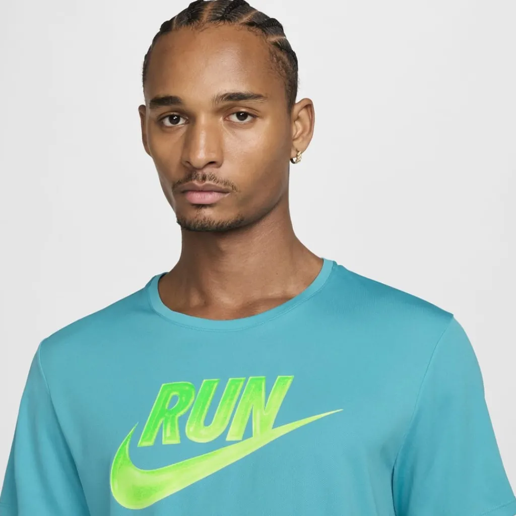 Fitness And Gym Tops*Nike Run Enrgy Miler in Green