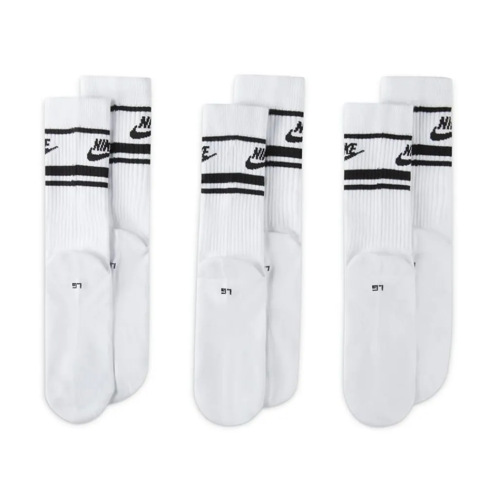 Underwear And Socks*Nike Sportswear Dri Fit Everyday Essential Crew Socks (3 Pairs) in White
