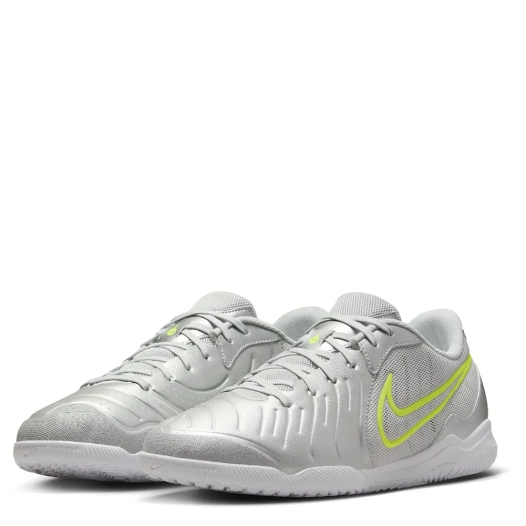 Football Boots*Nike Tiempo Academy Indoor Court Football Shoes in Silver