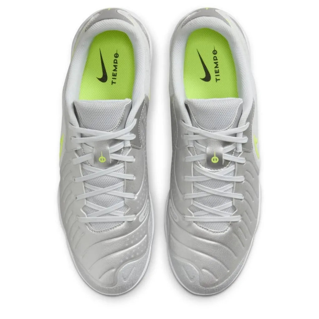 Football Boots*Nike Tiempo Academy Indoor Court Football Shoes in Silver