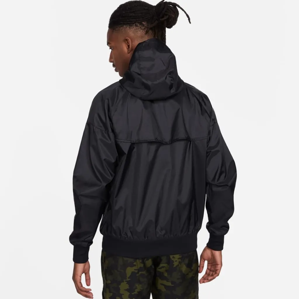 Coats And Jackets*Nike Windrunner Hooded Windbreaker Jacket in Black