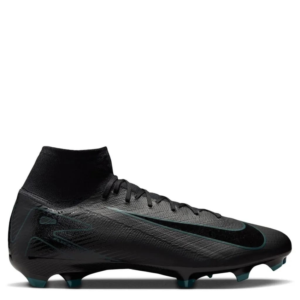 Football Boots*Nike Zoom Mercurial Superfly 10 Pro Firm Ground Football Boots in Black