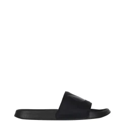 Beach Shoes*No Fear Logo Sliders in Black