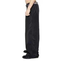 Trousers*No Fear Nylon Tailored Pant in Black