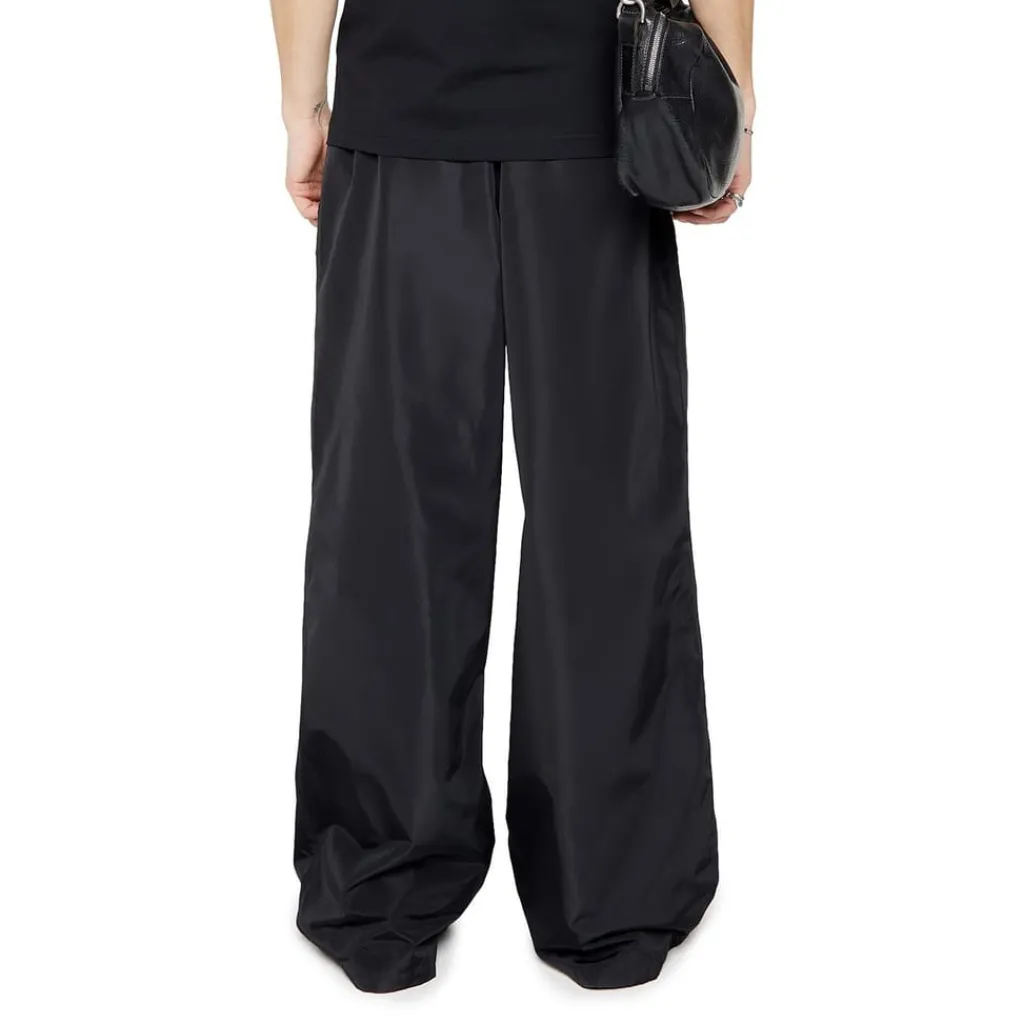 Trousers*No Fear Nylon Tailored Pant in Black