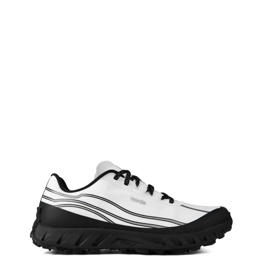 Fitness And Gym Footwear|Running Shoes*Norda White Stripe Patterned Road Shoes in White