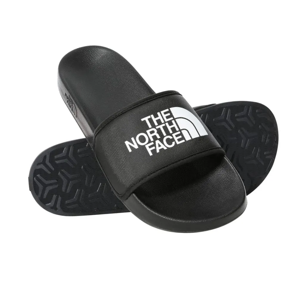Beach Shoes*North Face Base Camp Slide III Open Toe Flat Heel Slides in Black