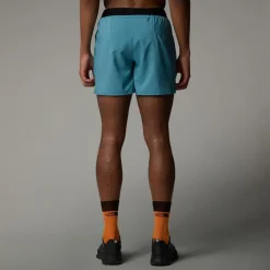 Fitness And Gym Shorts*North Face Breeze Algae Blue Running Shorts in Blue