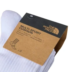 Underwear And Socks*North Face Cush Crew Running Socks in White
