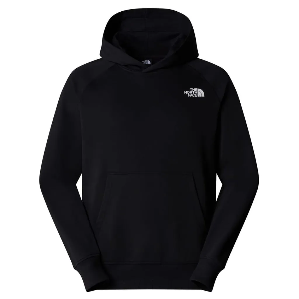 Hoodies*North Face Hooded Raglan Box Sweatshirt in Black