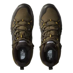 Boots*North Face Mens Hedgehog Gore Tex Mid Hiking Boots in Green