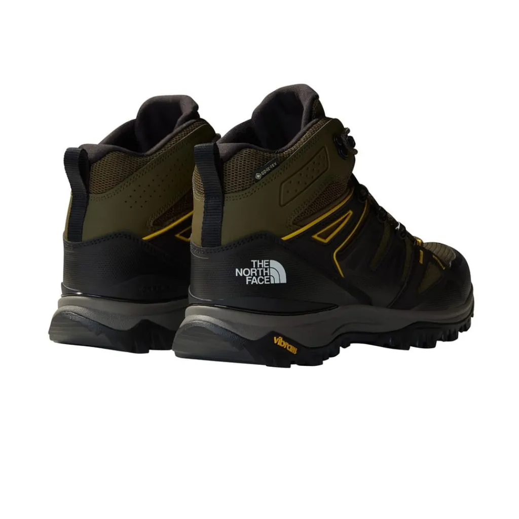 Boots*North Face Mens Hedgehog Gore Tex Mid Hiking Boots in Green