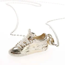 Jewellery-Watches|Gifts*Off White Arrow Vulcanized Necklace in Silver