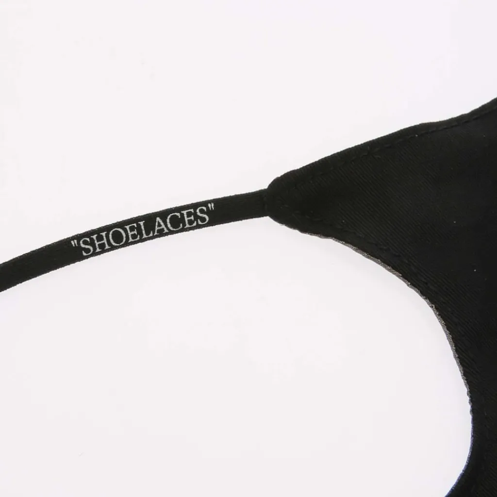 Gloves-Scarves-Umbrellas*Off White Arrows Font Simple Mask in Black-White