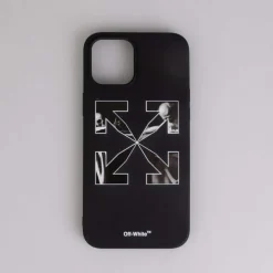 Assorted*Off White Caravaggio Arrow iPhone 12 Pro Max Case in Black-White