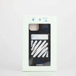 Gifts|Assorted*Off White Diag iPhone 12 Pro Max Cover in Black-White