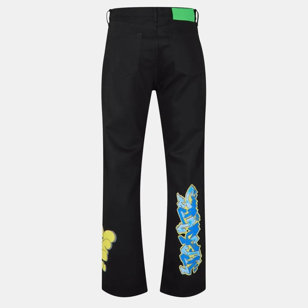 Jeans*Off White Diag Jeans in Grey