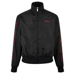 Tracksuits*Off White Diagonal Tracktop in Black
