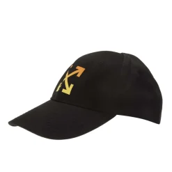 Caps-Hats*Off White Gradient Baseball Cap in black orange