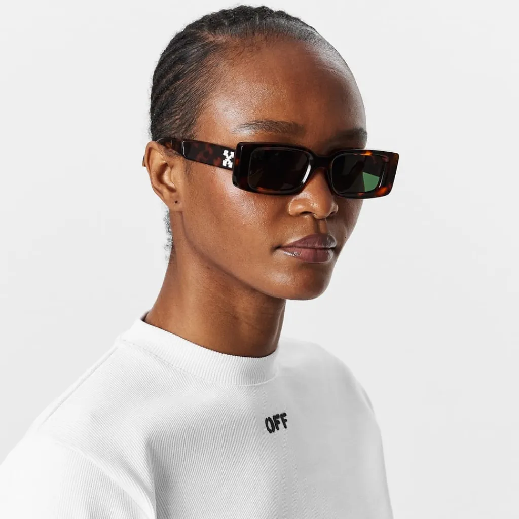 Sunglasses*Off White Off Arthur Sunglasses in Brown