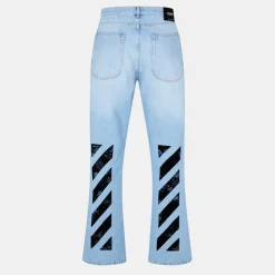 Jeans*Off White Off Diag Relax Jean Sn52 in Blue