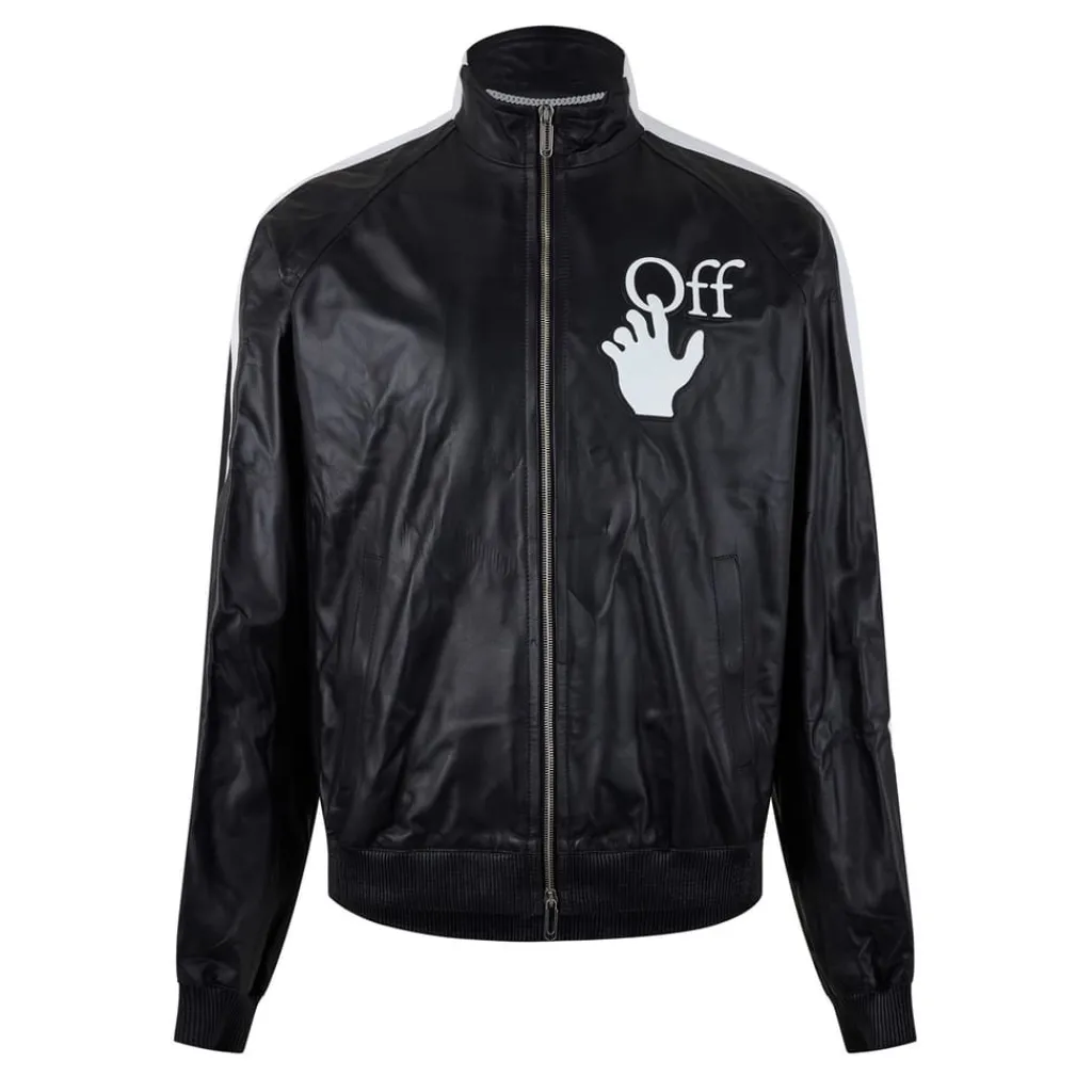 Tracksuits*Off White Off Hand Tracktop in Black