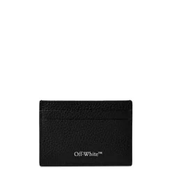 Wallets*Off White Off Logo Cardholder in Black